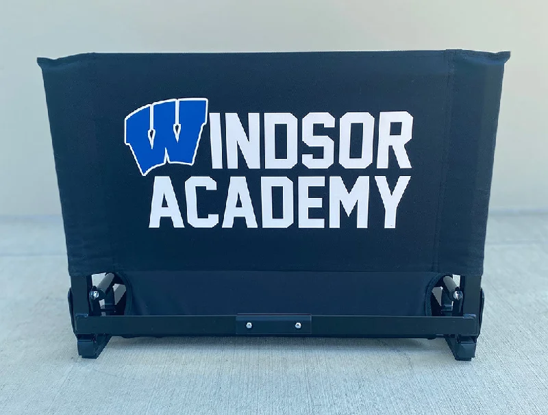 T-Shirt For College Event Customization-Windsor - Folding Stadium Chair Seat (SC2 & WSC2) with Windsor Academy