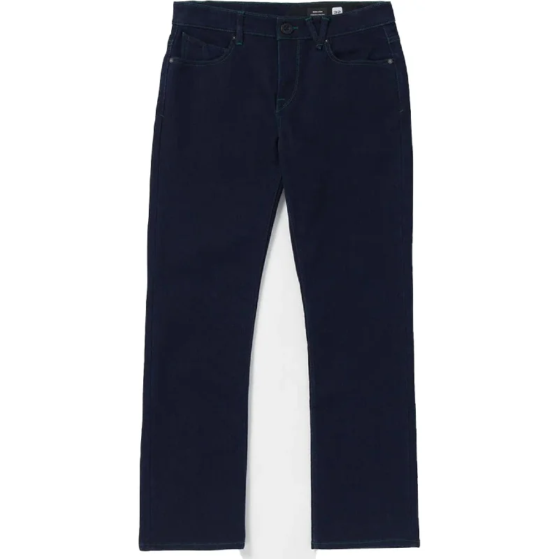 Pants For Fan Apparel-Volcom Solver Denim Blue Rinse