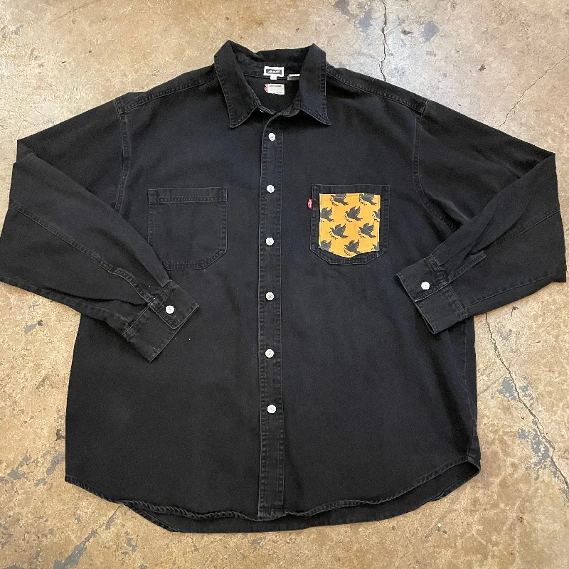 Jackets For Limited Edition Merchandise-Yokishop - Dove Pocket Shirt Jacket