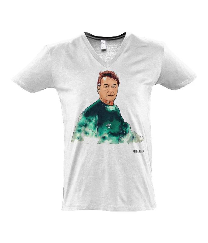 T-Shirt For School Fan Orders-Cloughie's Green Sweater T-Shirt