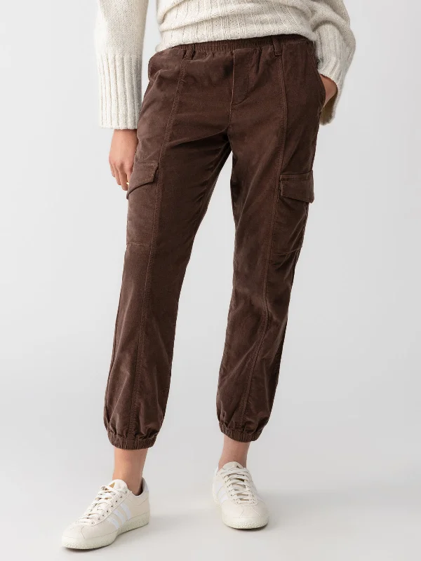 Pants For Professional Fan Customization-Corduroy Relaxed Rebel Standard Rise Pant Brown Sugar