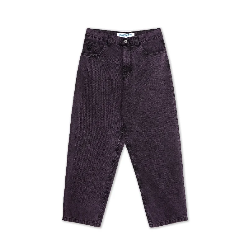 Pants For Fan Apparel Customization-POLAR SKATE CO BIG BOY JEANS PURPLE BLACK