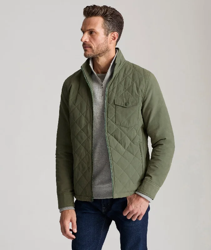 Jackets For Official Sports Events-Water-Resistant Quilted City Jacket - FINAL SALE