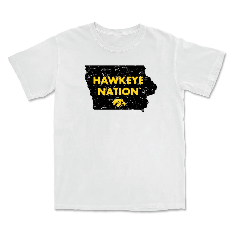 T-Shirt For College Fan Gear-Baseball White State Comfort Colors Tee - Jack Whitlock