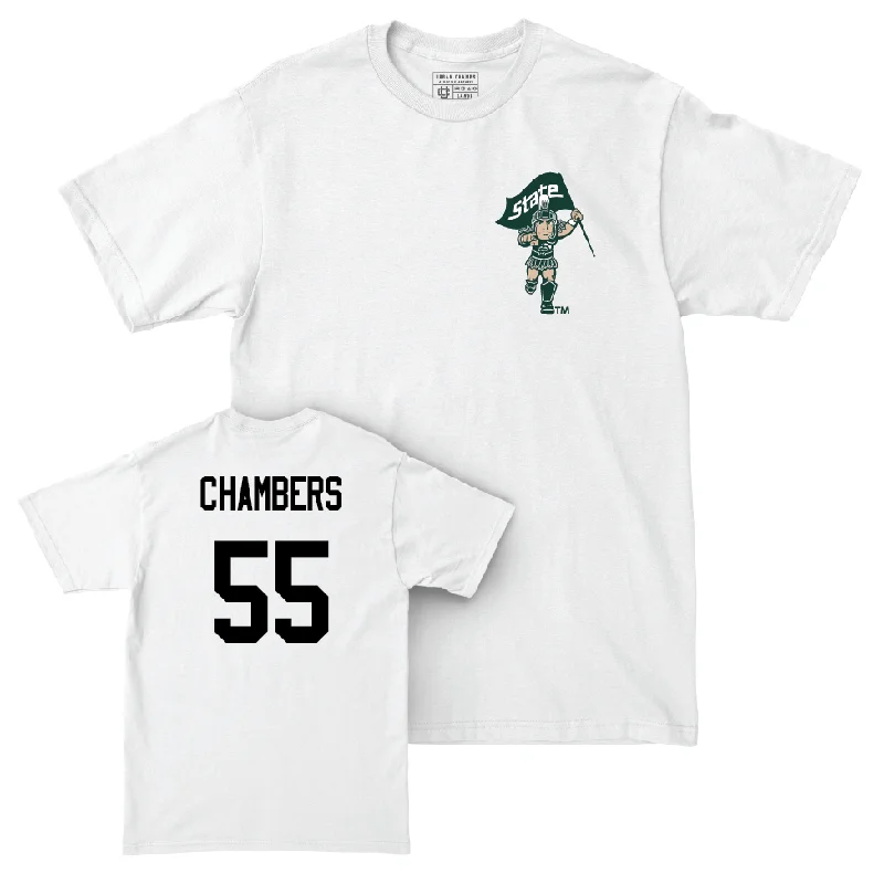 T-Shirt For Custom Event Apparel-Baseball White Sparty Comfort Colors Tee   - Brady Chambers