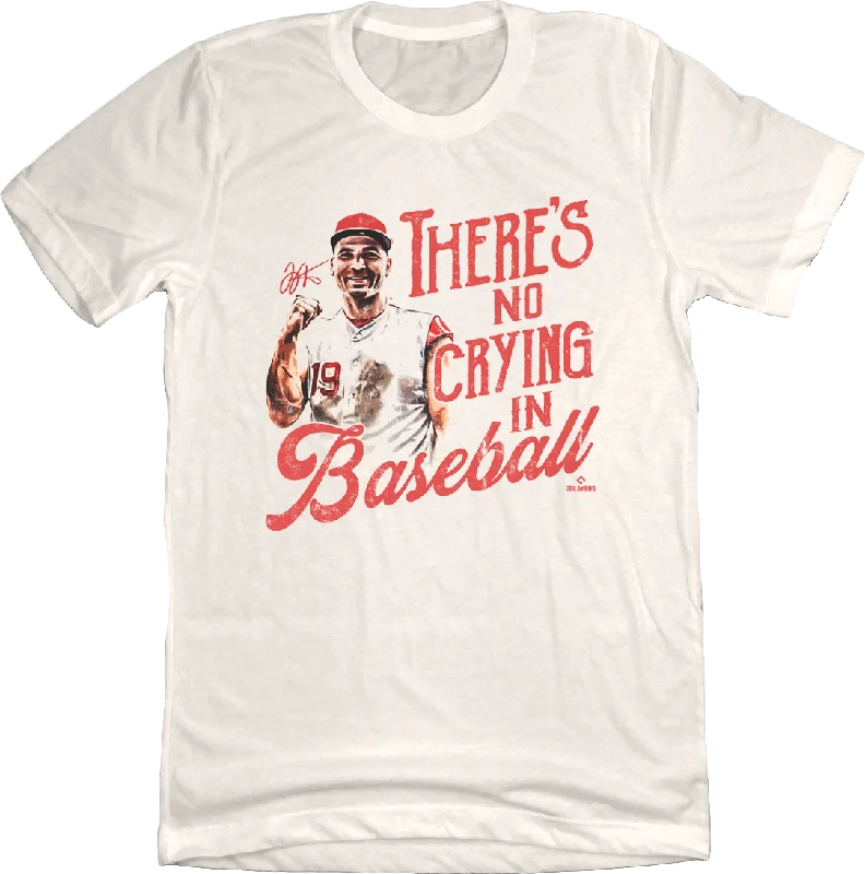 T-Shirt For Custom Event Team Orders-Joey Votto No Crying in Baseball