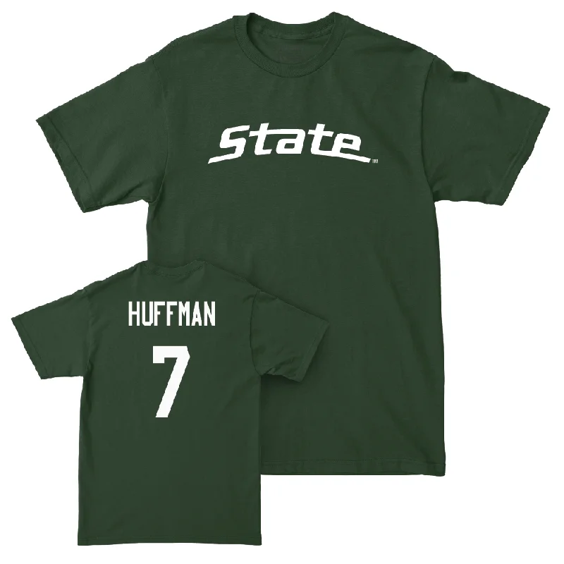 T-Shirt For Fundraiser Campaigns-Green Baseball State Tee   - Jaxon Huffman