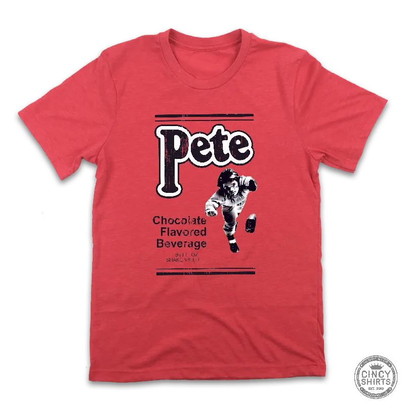 T-Shirt For Fan Apparel Customization-Pete Rose Chocolate Drink