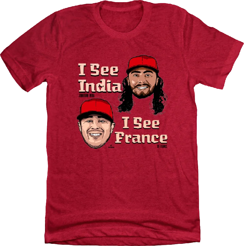 T-Shirt For Coaches-I See India I See France