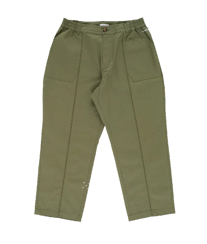 Pants For Custom Team Player Recognition-POP TRADING CO. - "MILITARY" OVERPANT (FOUR LEAF CLOVER)