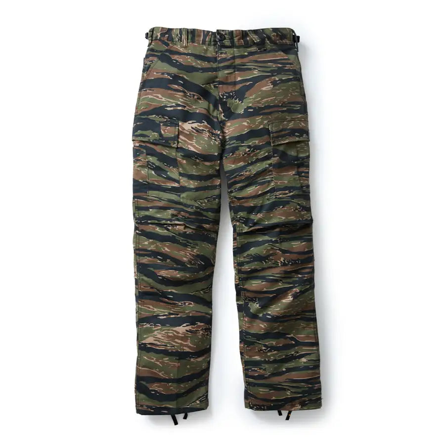 Pants For Fan Apparel Customization-No-Comply Cargo Skate Pants - Tiger Stripe Camo