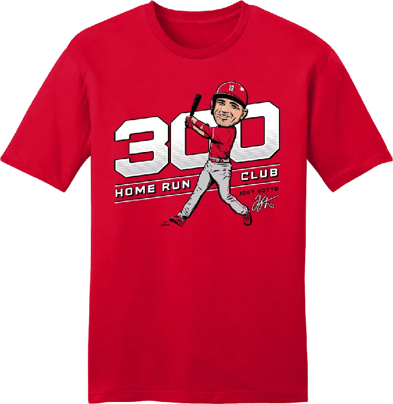 T-Shirt For Fan Apparel Customization-Joey Votto 300 Club Tee