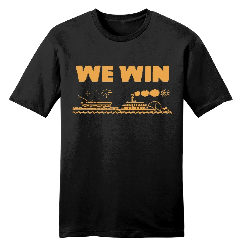 T-Shirt For Custom Player Gear-We Win Riverfront Scoreboard