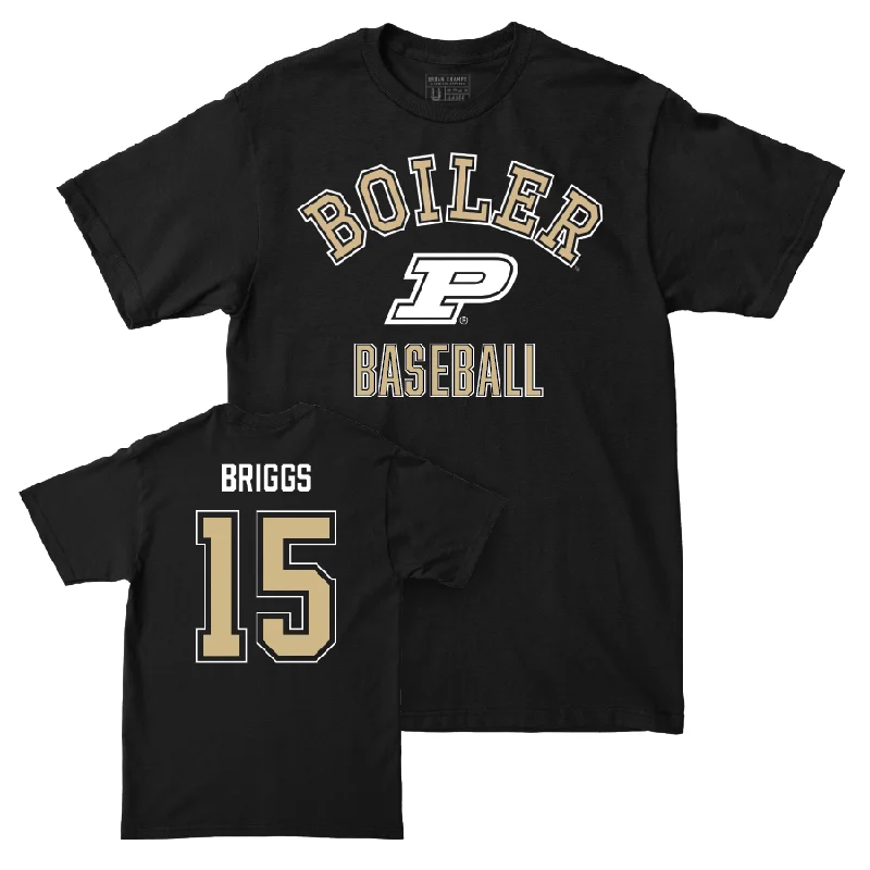 T-Shirt With Team Logo-Baseball Black Classic Tee     - Will Briggs