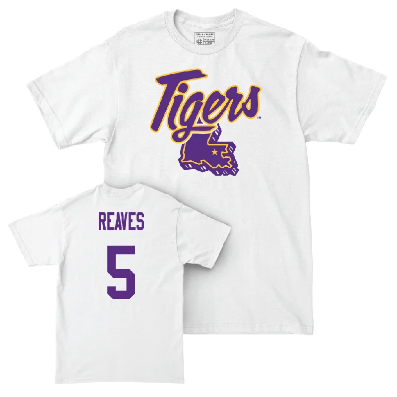 T-Shirt For Family Orders-Baseball White Tiger State Tee - Tanner Reaves