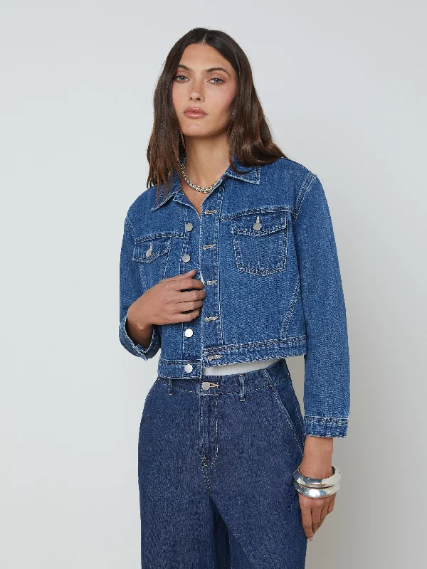 Jackets For Player Recognition-Koda Cropped Denim Jacket