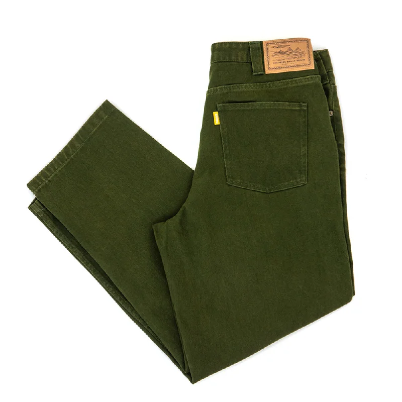 Pants For Custom Tournament Fan Gear-Plaza Jeans (Washed Army Green)