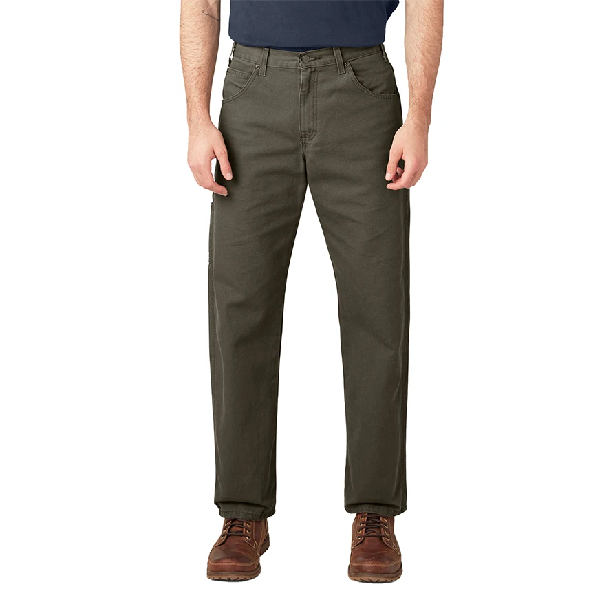 Pants For Player Custom Orders-Dickies Duck Canvas Utility Pants - Moss