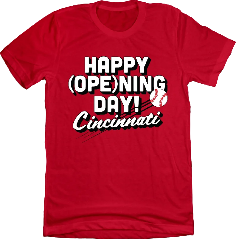 T-Shirt For Custom Fan Apparel-Happy (Ope)ning Day