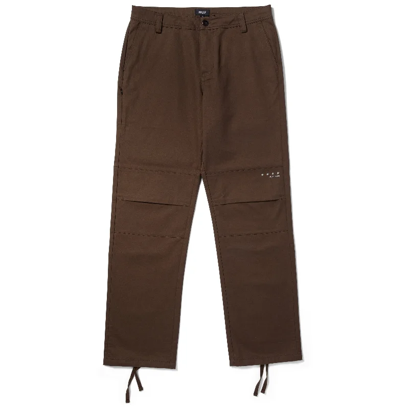 Pants For High School Customization-HUF CARROLL PANT - (FOURSTAR) DESERT CLAY