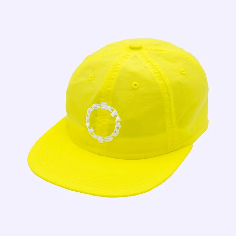 Hat With Custom Embroidery-QUASI TRAX HAT - HOT YELLOW