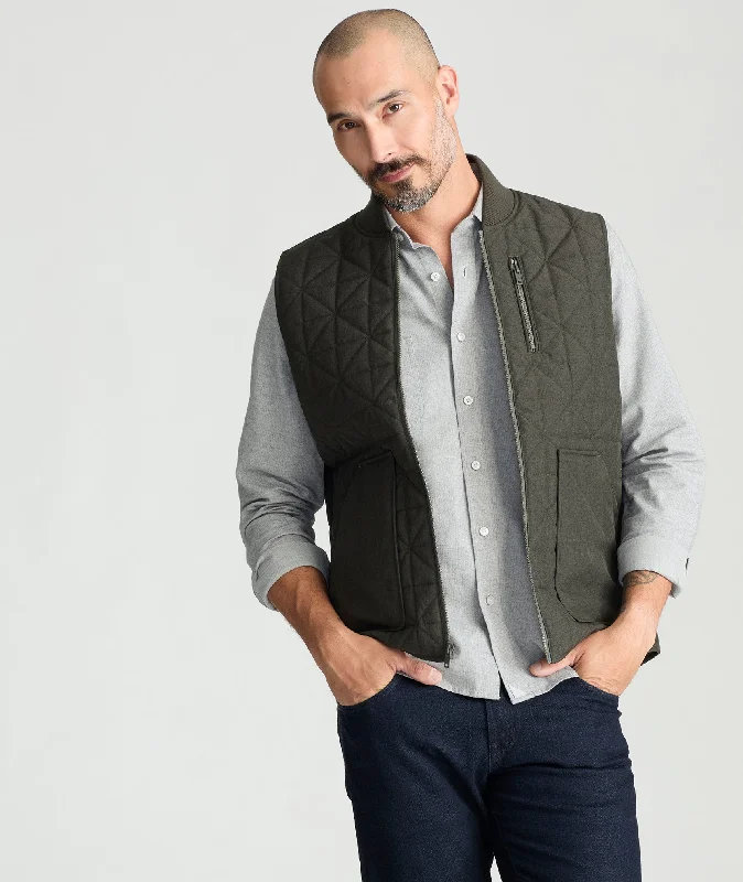 Jackets For Team Recognition-Quilted City Vest