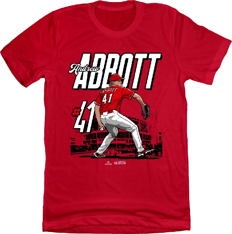 T-Shirt For Custom Fan Events-Andrew Abbott MLBPA  Stadium T-shirt