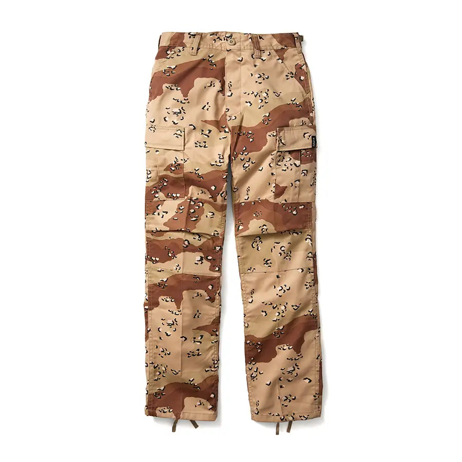 Pants With Custom Patch Designs-No-Comply Cargo Skate Pants - Desert Camo