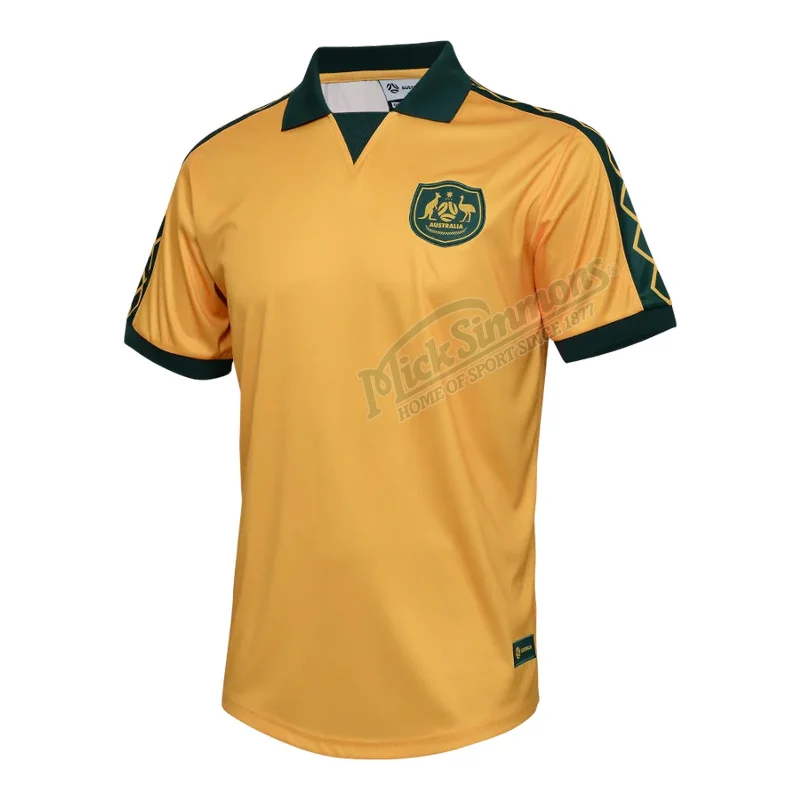 T-Shirt For Sale-Official Australia Socceroos Mens 1974 Retro Shirt Football Soccer