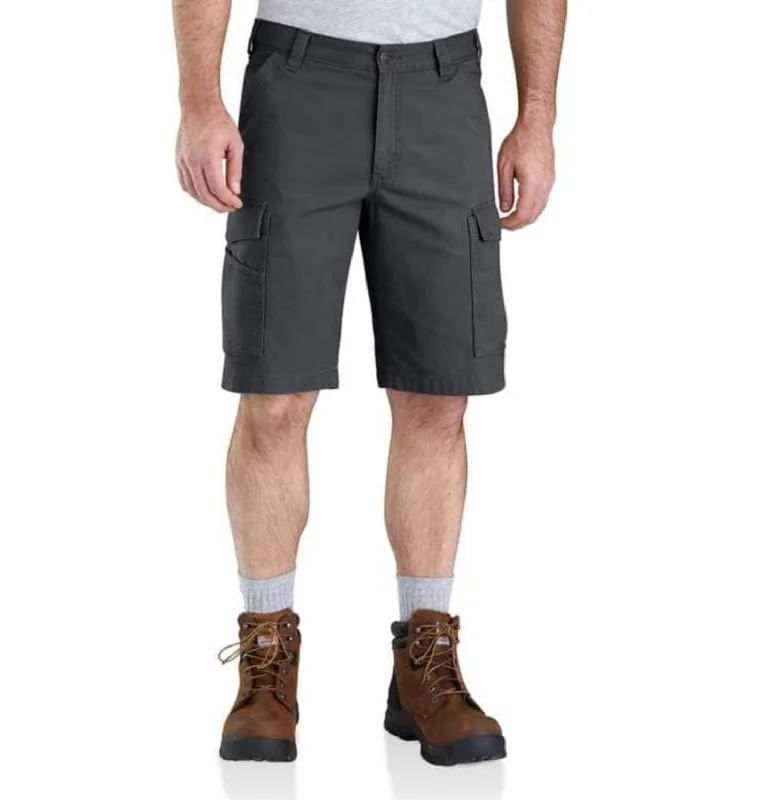 Shorts For Sports Apparel-Carhartt Men's Rugged Flex® Relaxed Fit Canvas Cargo Work Short_Shadow