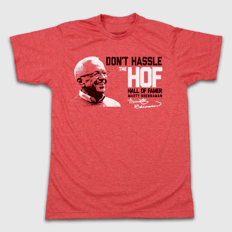 T-Shirt With Custom Stitching-Don't Hassle The HOF