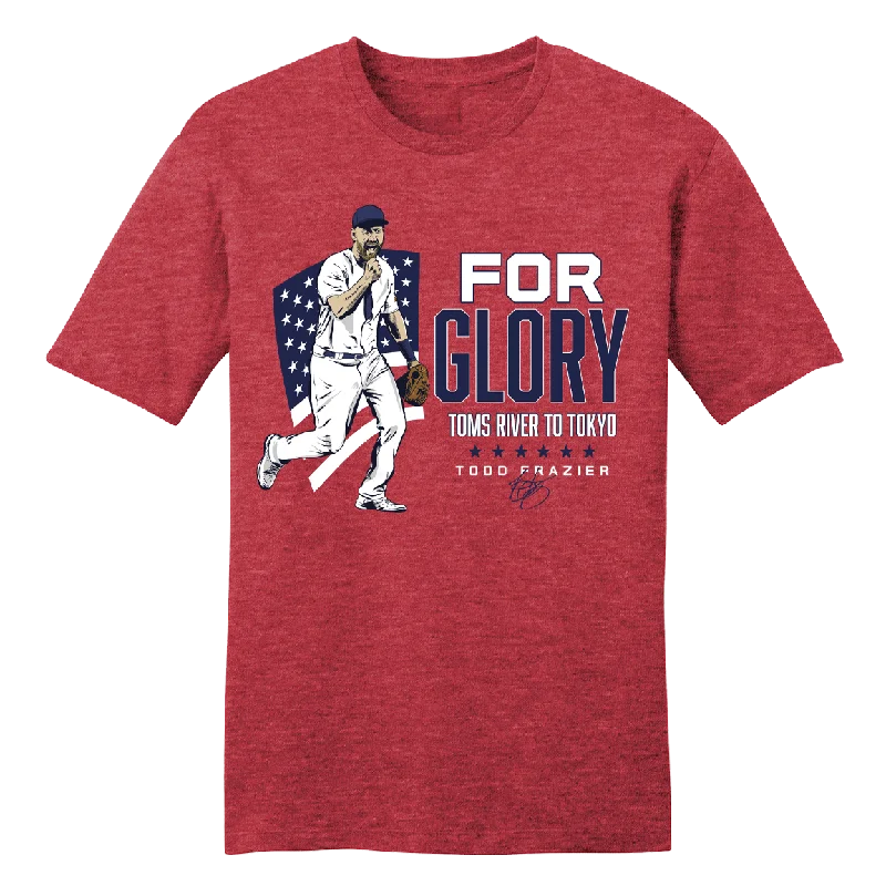 T-Shirt For Personalized School Event Gear-Todd Frazier For The Glory MLBPA Tee