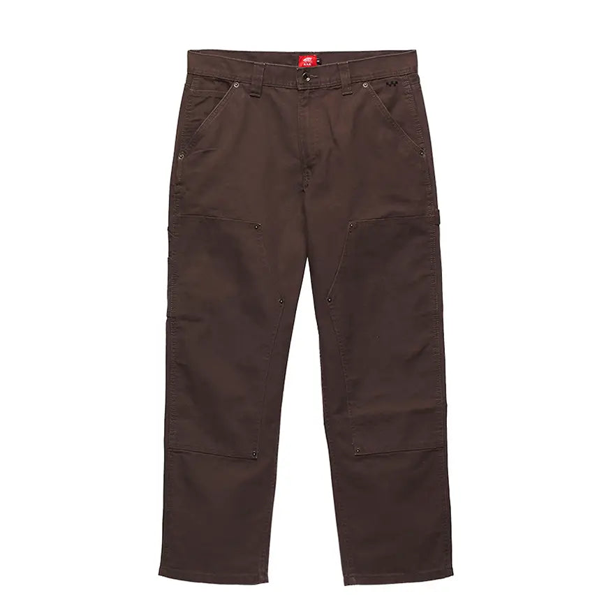 Pants For Professional Merchandise-Vans x AVE Drill Chore Relaxed Carpenter Denim Pants - Chocolate