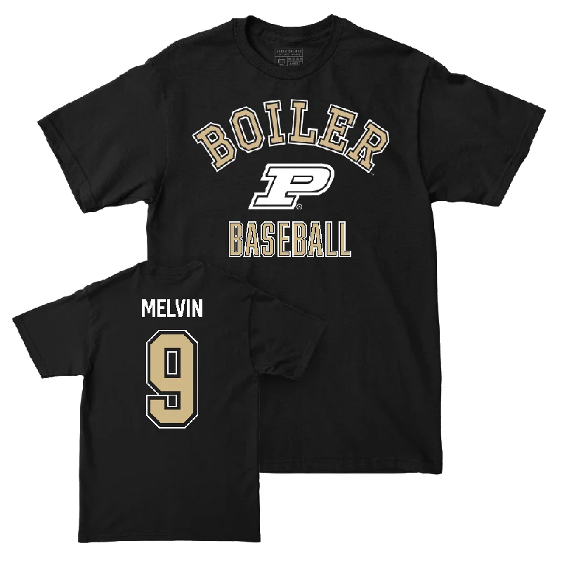 T-Shirt For Softball And Baseball Teams-Baseball Black Classic Tee     - Camden Melvin