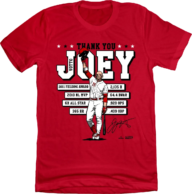 T-Shirt For Custom Fan Gear-Joseph Daniel Votto Resume Tee