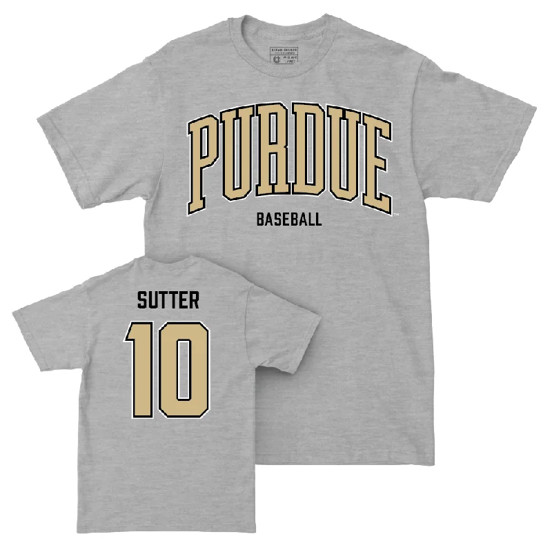 T-Shirt For Limited-Time Offers-Baseball Sport Sport Grey Arch Tee     - Logan Sutter