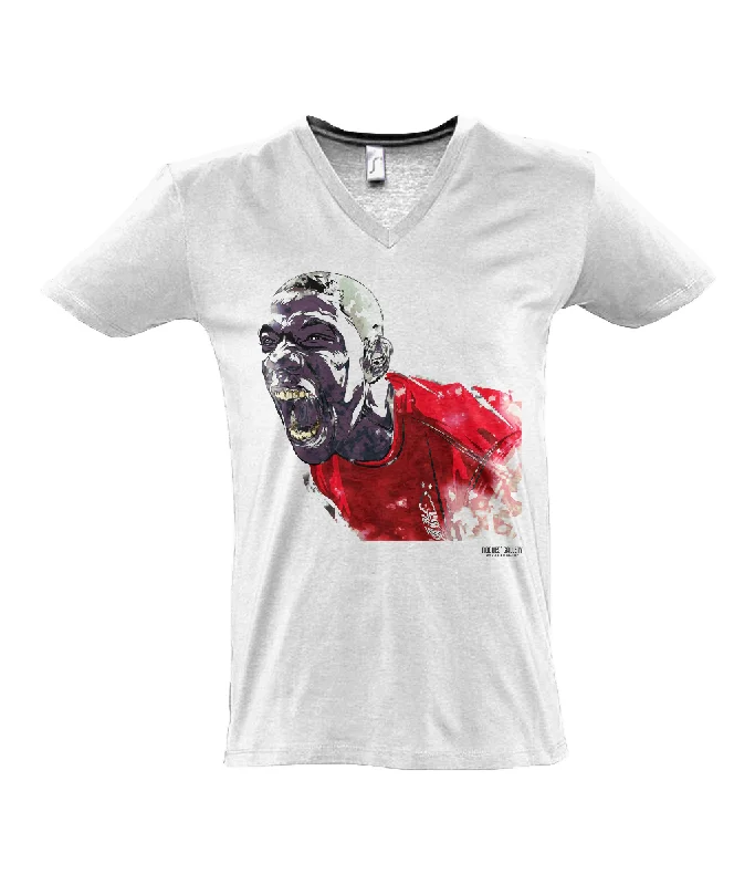 T-Shirt For Custom Fan Fundraising-Mooooouuusssssii Arty V-Neck T-Shirt