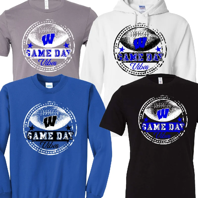 T-Shirt For Adults-Windsor - Football Game Day Vibes Circle (Tee/Drifit/Sweatshirt/Hoodie)