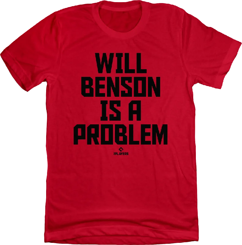 T-Shirt With Custom Embroidered Logos-Will Benson is a Problem