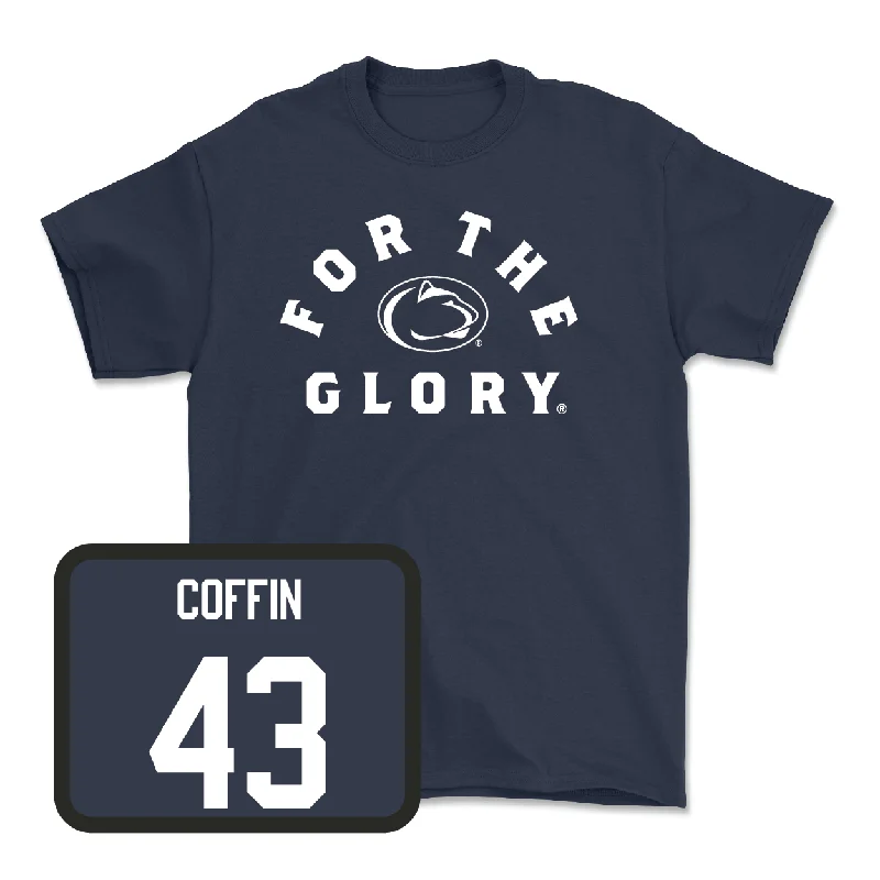 T-Shirt For Official Merchandise-Navy Baseball For The Glory Tee - Jacob Coffin