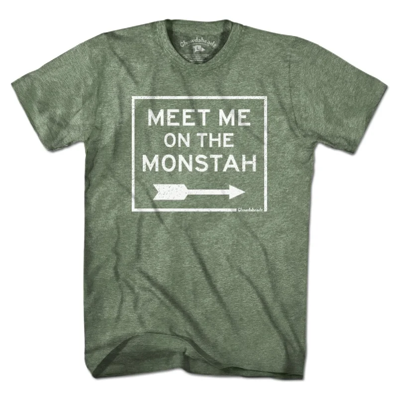 T-Shirt For Professional Fan Gear-Meet Me On The Monstah T-Shirt