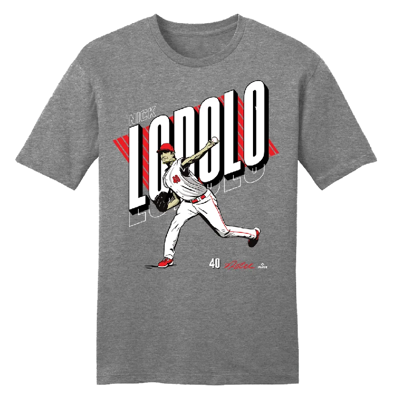 T-Shirt For Official Team Customization-Nick Lodolo MLBPA Tee