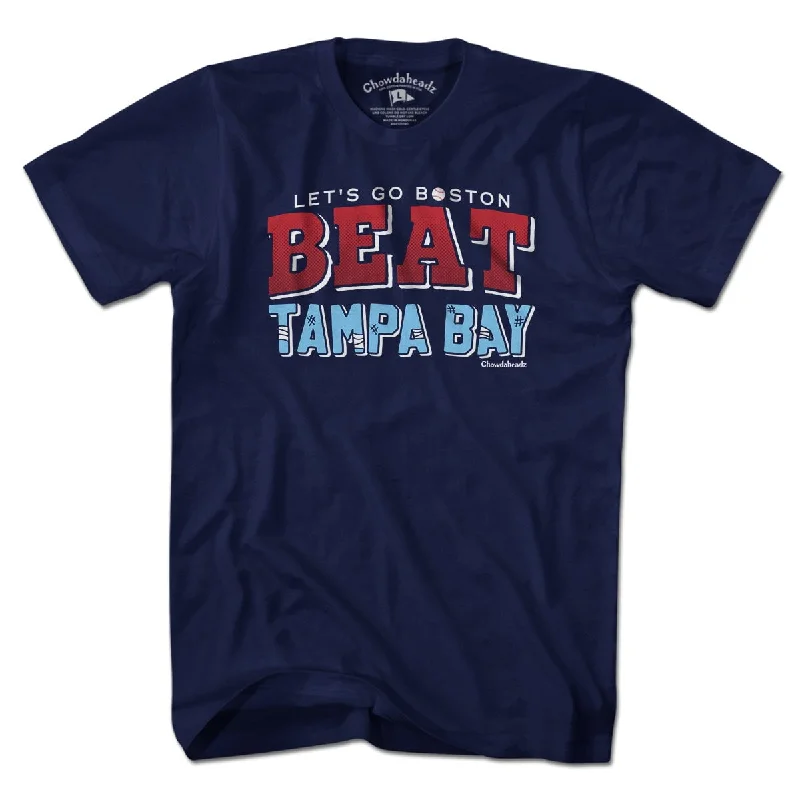 T-Shirt For Team Apparel-Beat Tampa Bay Baseball T-Shirt