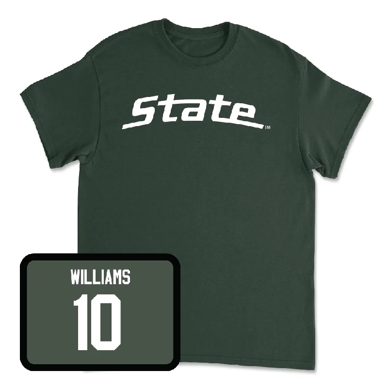 T-Shirt For Custom Team Customization-Green Baseball State Tee - Nick Williams