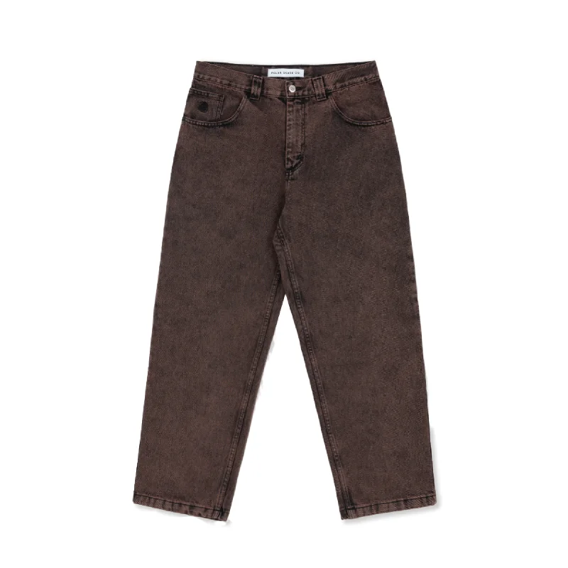 Pants For Personalized Fan Apparel-POLAR SKATE CO '93! DENIM MUD BROWN