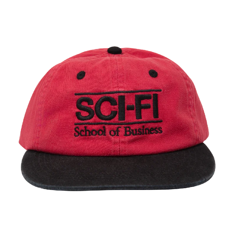 Hat For Limited-Time Fan Gear-Sci-Fi Fantasy School Of Buisness Hat - Red Black