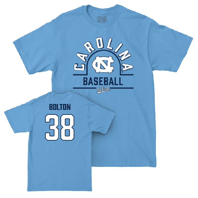 T-Shirt For Fan Club Custom Gear-UNC Baseball Carolina Blue Classic Tee   - Cale Bolton