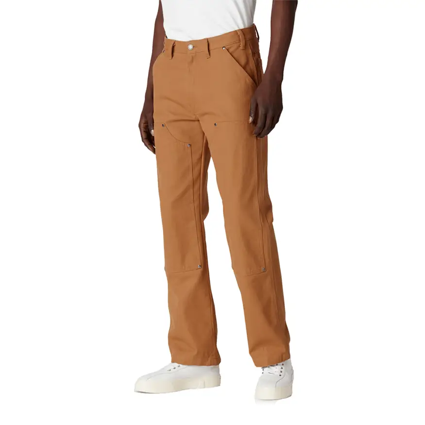 Pants For Special Team Customization-Dickies Double Front Duck Pants - Stonewashed Duck Brown