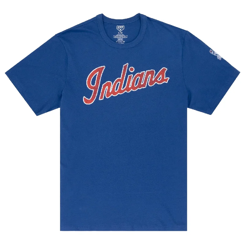 T-Shirt With Custom Player Numbers-Indianapolis Indians EFF MiLB Vintage T-Shirt