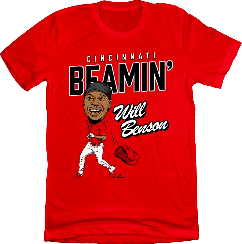 T-Shirt For Custom Team Orders And Gifts-Beamin' Will Benson